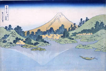 冨嶽三十六景 甲州三坂水面